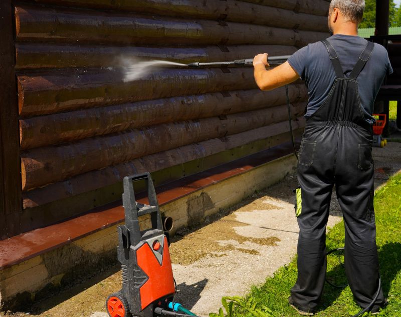 Oil Stain Removal Power Washing